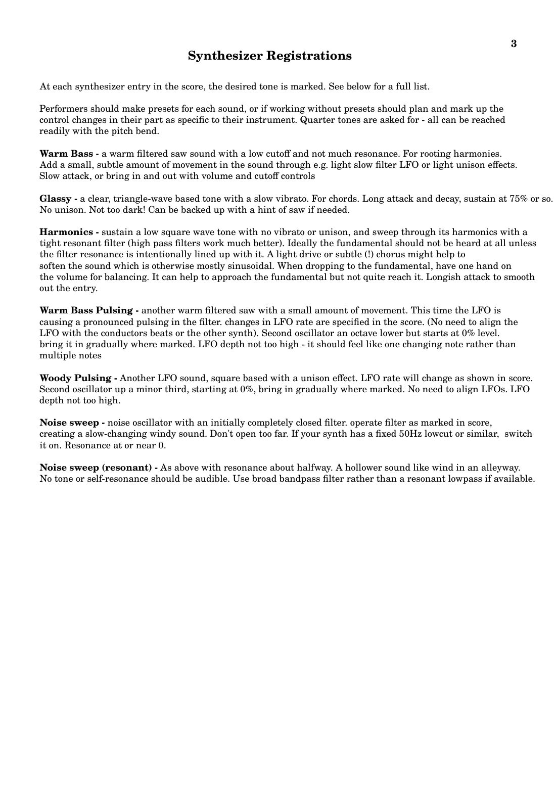 A Damp Fresh Dreaming - score, page 3 of 15
