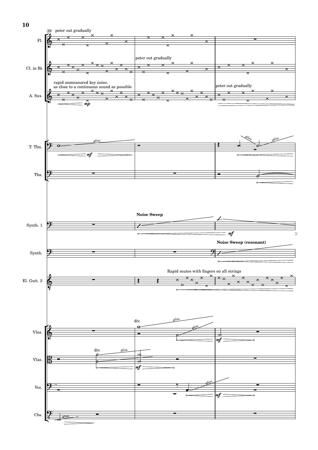 A Damp Fresh Dreaming - score, page 13 of 15